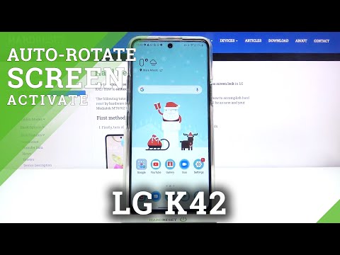 Auto-Rotation option on LG K42 – Rotate Screen