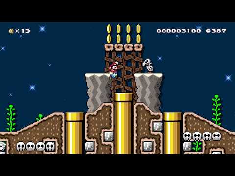 Super Mario Maker 2 🔧 Sandstorm Canyon 🔧 by Z00MM