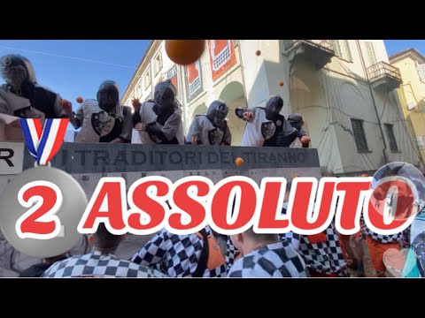 HISTORICAL CARNIVAL OF IVREA “THE TRAITORS OF THE TYRANT” 2* ABSOLUTE 4-A-SIDE CHARIOT