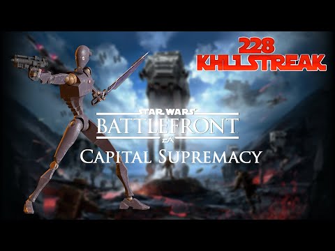 BX COMMANDO DROID - 228 Kills / 78 Kill Streak! - Star Wars Battlefront 2
