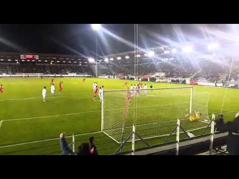 Gol de Julio Álvarez Numancia contra el Mallorca