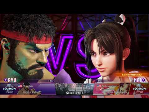 Street Fighter™ 6 Ryu vs Mai - Ranked Platinum 4 Stars
