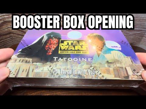 Star Wars CCG Tatooine Booster Box Opening