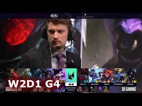 FC Schalke 04 vs SK Gaming | Week 2 Day 1 of S9 LEC Spring 2019 (ex-EULCS) | S04 vs SK W2D1