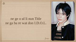 Download lagu NCT JNJM 'I.D.O.L.' Easy Lyrics mp3