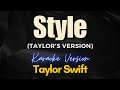 Taylor Swift - Style (Karaoke)