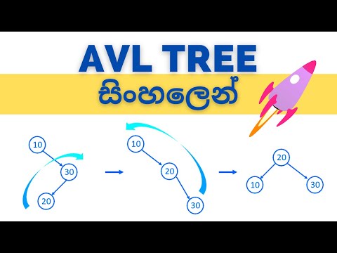 AVL tree | Self balancing binary tree | Sinhala