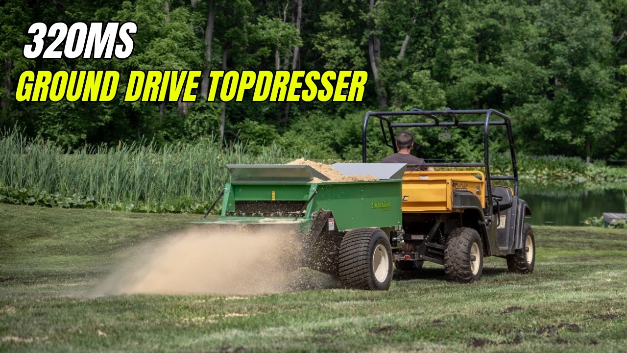 MultiSpread 320 Towable Topdresser for Lawns and Turf Soil Health