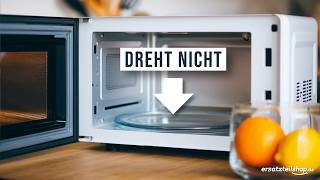 Dein Mikrowellenteller dreht nicht mehr? So behebst du es sofort!