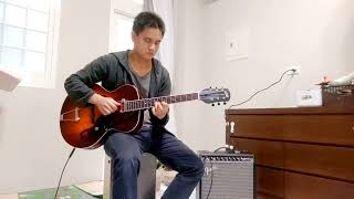 Video thumbnail for Gretsch G9555 New Yorker ,  D'Armond Rhythm Chief 1000 Pickup , Fender champion 40 , Boya MM1+ by JacobTsai902