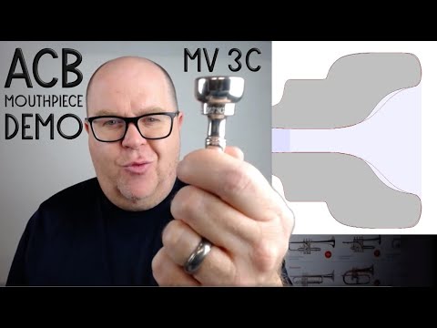 ACB MV3C Acrylic Legacy Trumpet Top - Acrylic image 2