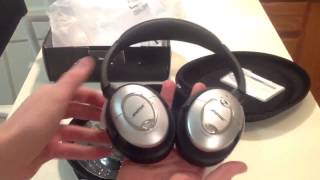 Video thumbnail for Review - Bose QuietComfort 15 Acoustic Noise Cancelling Headphones QC15 by GeekInsider