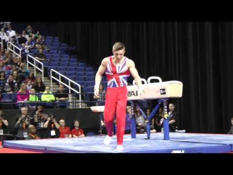 Sam Oldham - Pommel Horse - 2014 AT&T American Cup