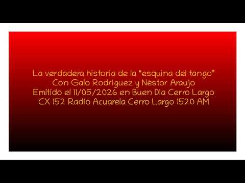 La verdadera historia de la esquina del tango (por Radio Acuarela)