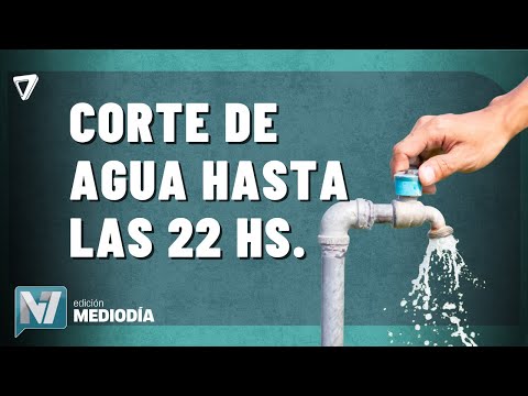 Se realizará un CORTE de AGUA programado en Guaymallén y Godoy Cruz