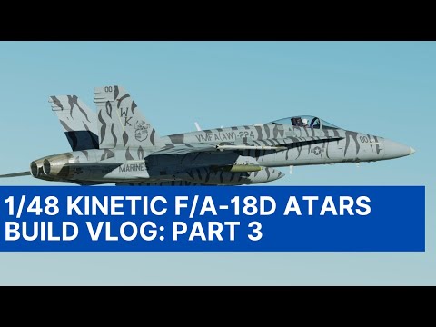 1/48 Kinetic F/A-18D ATARS Build Series - Part 3: Main assembly