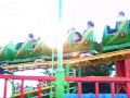 Nellie Bly Amusement Park In Coney Island Brooklyn New York Caterpillar TL 3 Roller Coaster Ride