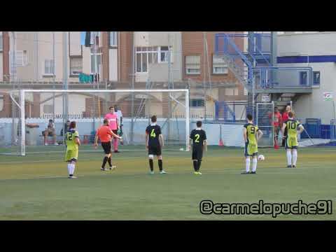 Penalty de Nacho parado por Chelito. Cartagena B - Gesa Churra