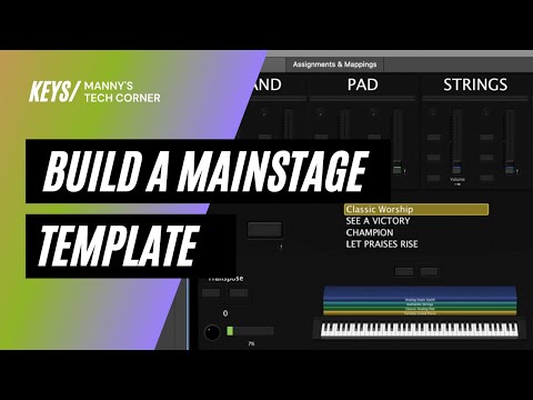Building a Mainstage Template like Sunday Sounds FREE | Church Tech Corner