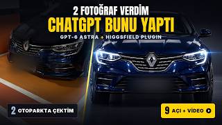 GPT-6 Astra + Higgsfield: 2 fotoğraftan 9 stüdyo açısı ve video