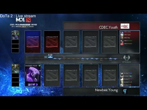 NewBee Y vs CDEC Y Game 3   MarsTV Dota 2 2016 Chinese LB Final   Newbee Young vs CDEC Youth