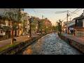 Sunset Walk On Side Streets And Iconic Sights Kyoto Japan 4K