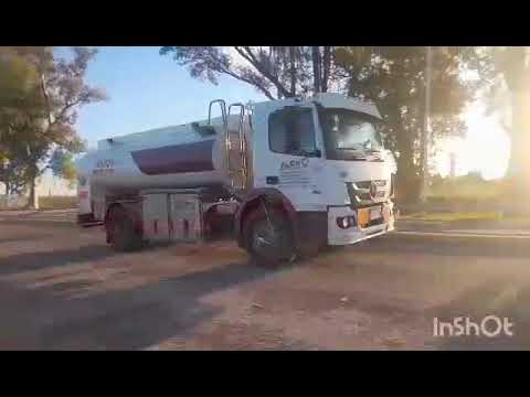 CAMIONES EN RP158 Y CRUCE CON RN19 , SAN FRANCISCO , CORDOBA , ARGENTINA , VIDEO 239