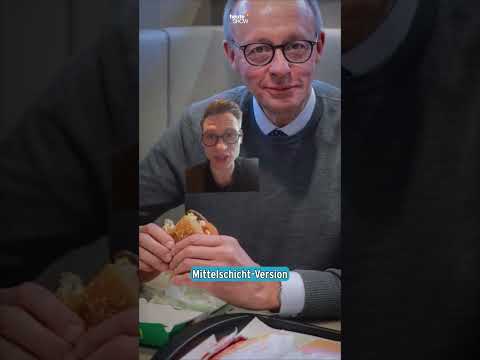 Fabian Kösters Kunstkritik: Friedrich Merz beim Burgeressen | heute-show #shorts