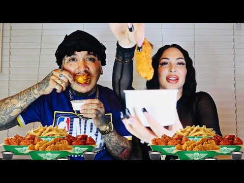 Q&A MUKBANG | HOW ME AND MY GF MET 