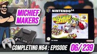 Completing EVERY UK PAL N64 Game! Mischief Makers 6/239