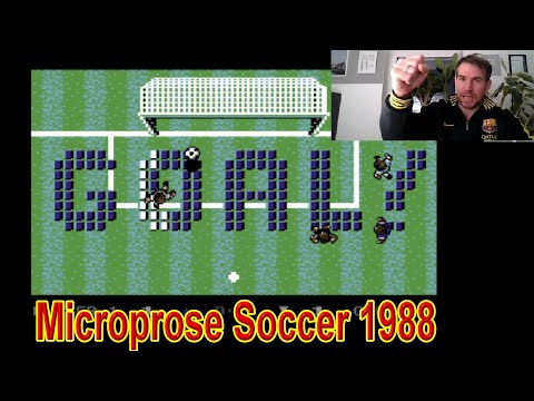 Let's Play Microprose Soccer 1988 – Mein erstes Fußball Videospiel auf dem C64!