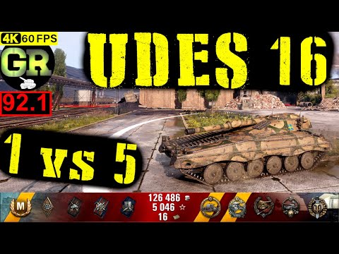 92_World of Tanks UDES 16 WoT Replay - 7 Kills 6.5K DMG(Patch 1.5.0)