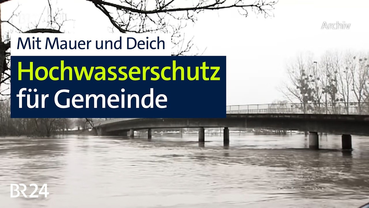 Deiche nachgerüstet: Neuer Hochwasserschutz für Kemmern am Main | BR24
