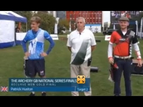 Patrick Huston v Alex Wise Archery GB National Series final 24 September 2017 Birmingham