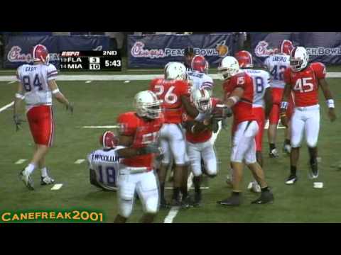 2004 Peach Bowl: Miami Hurricanes vs Florida Gators