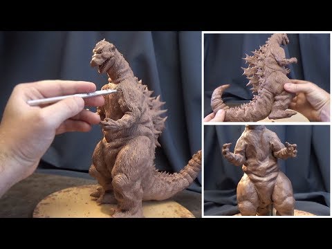 Sculpting Timelapse - Godzilla (1954)