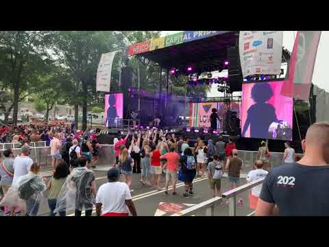 06/10/2019 - Shea Diamond at Capital Pride in DC. Fuck You Trump
