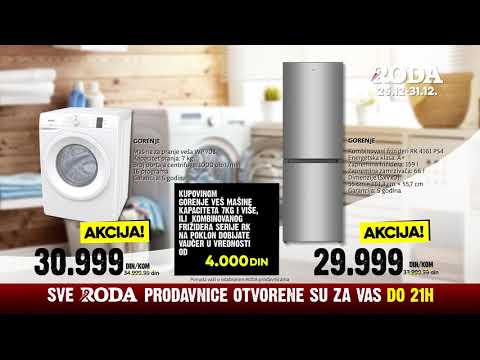 Roda | Popust na tehniku 25-31.12.2020.