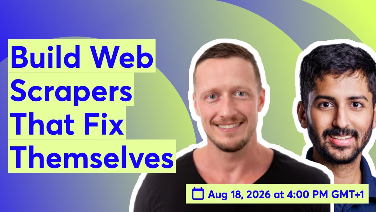 Hackathon Kickoff: Build Web Scrapers That Fix Themselves