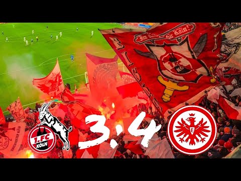 1.FC Köln - Frankfurt 3:4 Stimmung Ultras Köln