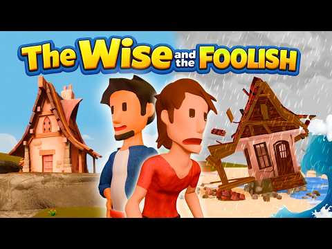 The WISE and the FOOLISH 🏠 House on the Rock or Sand? 🌧️ Bibtoons GO Animated Bible Stories - Bible Stories, Kingdom Kids Zone - Bibtoons GO