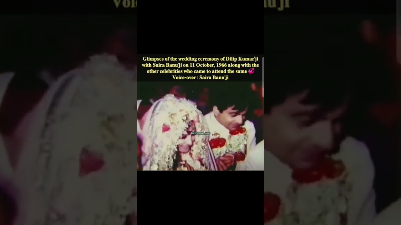 dilip kumar unseen wedding video #bollywoodactor #dillipkumar #sairabano