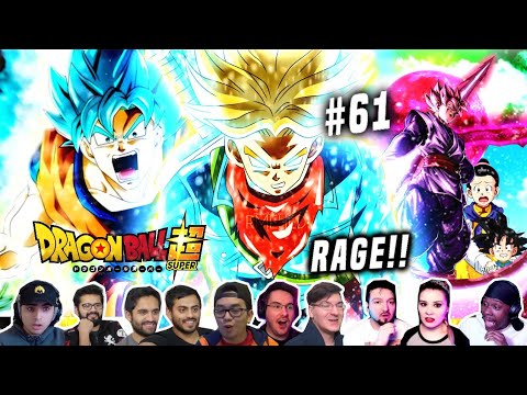 GOKU AND TRUNKS RAGE EXPLODES!!🔥REACTION MASHUP 🐲Dragon Ball Super Episode 61 (ドラゴンボール)
