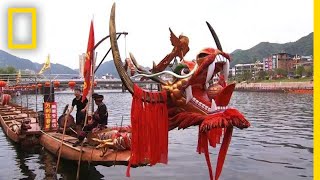 A Corrida de Barco Dragão Celebra o Passado Ancestral da China