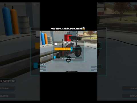 Indian vehicles simulator 3d old tractor modification 🤯#tractorwalagame #indianvechilesimulator3d