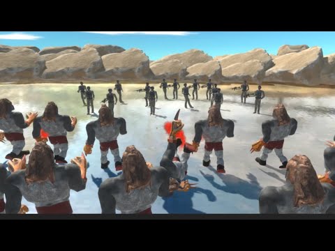 animal revolt battle simulator | arbs | 15 Commando Bo's vs 15 Wolerilla