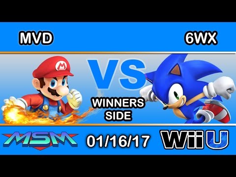 MSM 81 - PG | MVD (Mario) Vs. Circa | 6WX (Sonic) Winners Side - Smash Wii U