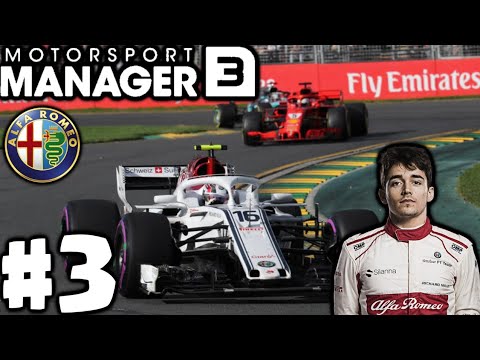 Motorsport Manager Mobile 3 Career Mode - Part 3 LECLERC SHINING!