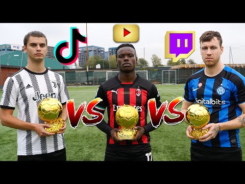 SUPER PALLONE D'ORO - YouTube VS Twitch VS TikTok