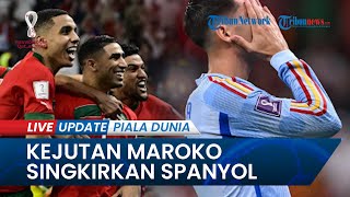 Rekap Pertandingan Babak 16 Besar Piala Dunia 2022, Maroko Singkirkan Spanyol dan Portugal Vs Swiss
